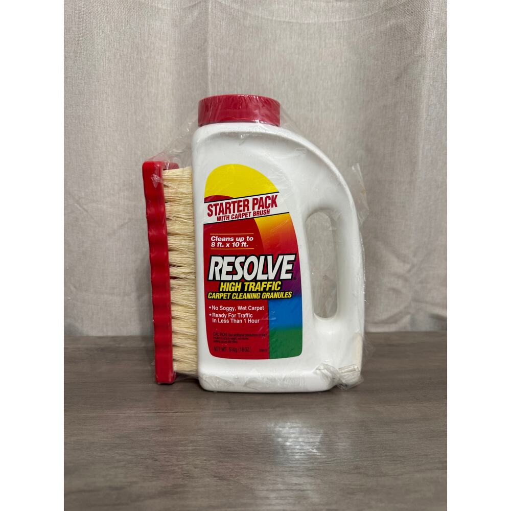 Deadstock RESOLVE High Traffic Carpet Cleaning Granules Starter Pack